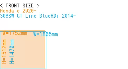 #Honda e 2020- + 308SW GT Line BlueHDi 2014-